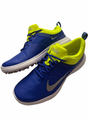 Nike Roche G Woman Royal Blue Neon Yellow Athletic Active Golf Shoes Size US 7